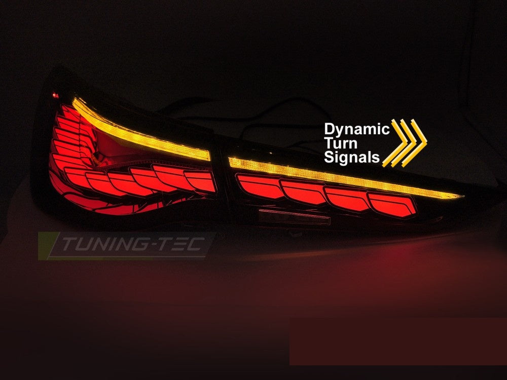 Komplett sett baklykter smoke LED til BMW 4-Serie G22 G23 fra 2020