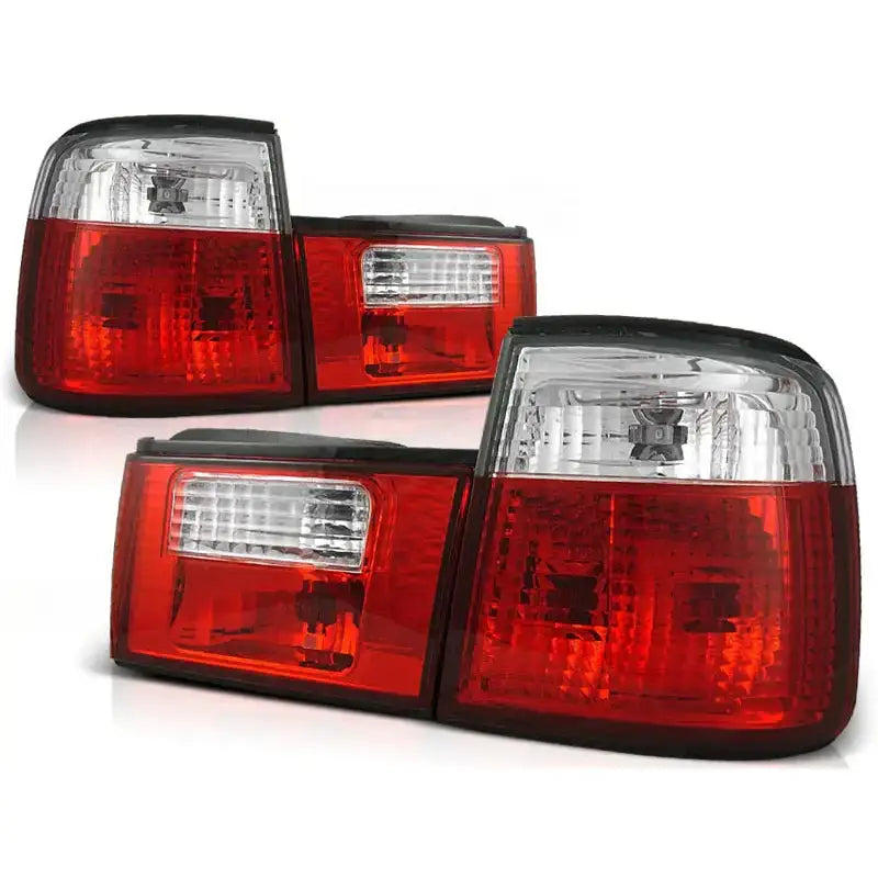 Baklykter Bmw E34 02.88-12.95 Red White - 1