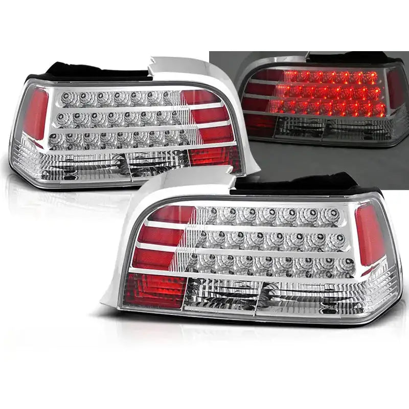 Baklykter Bmw E36 12.90-08.99 Coupe / Cabrio Chrome Led