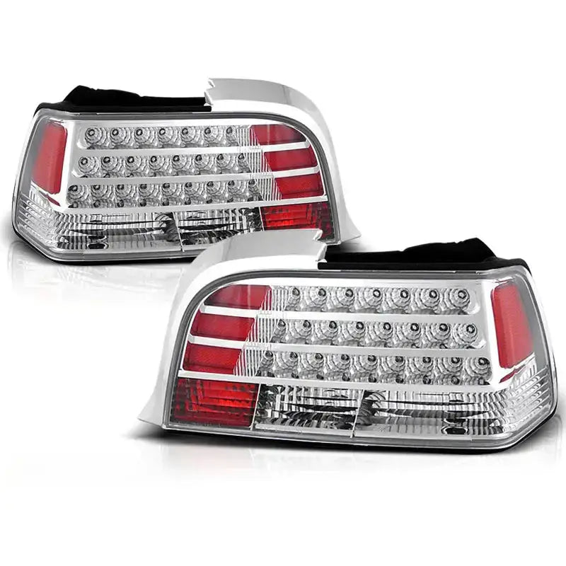 Baklykter Bmw E36 12.90-08.99 Coupe / Cabrio Chrome Led - 2