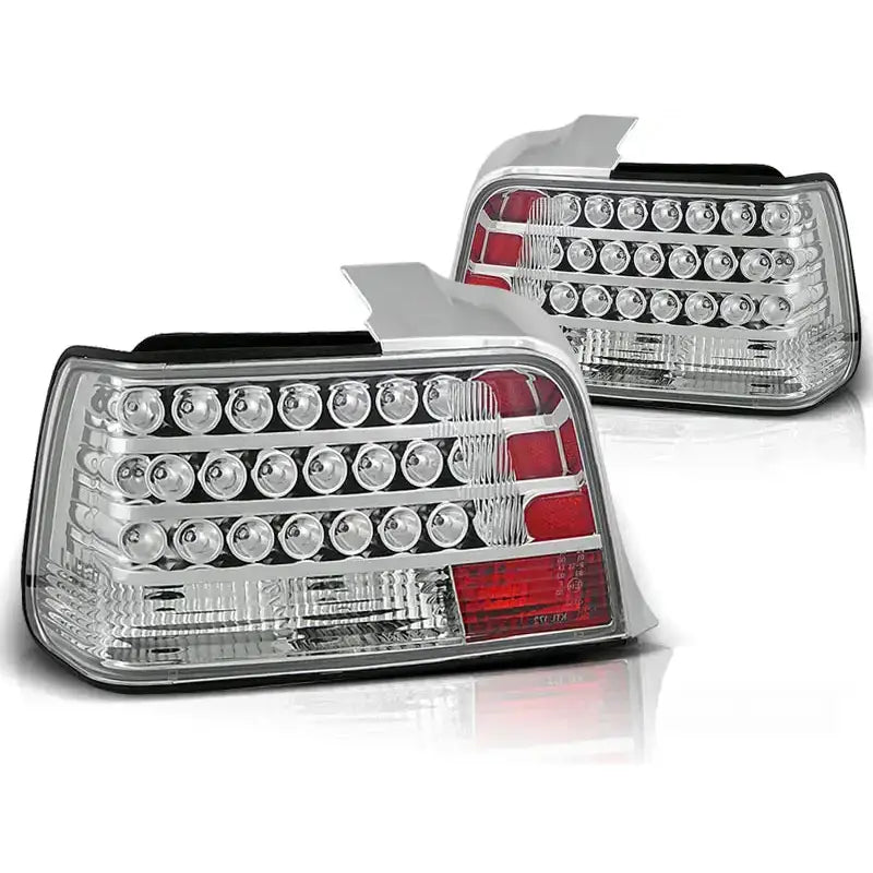 Baklykter Bmw E36 12.90-08.99 Sedan Chrome Led