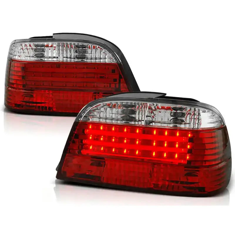 Baklykter Bmw E38 06.94-07.01 Clear Red White Led - 2