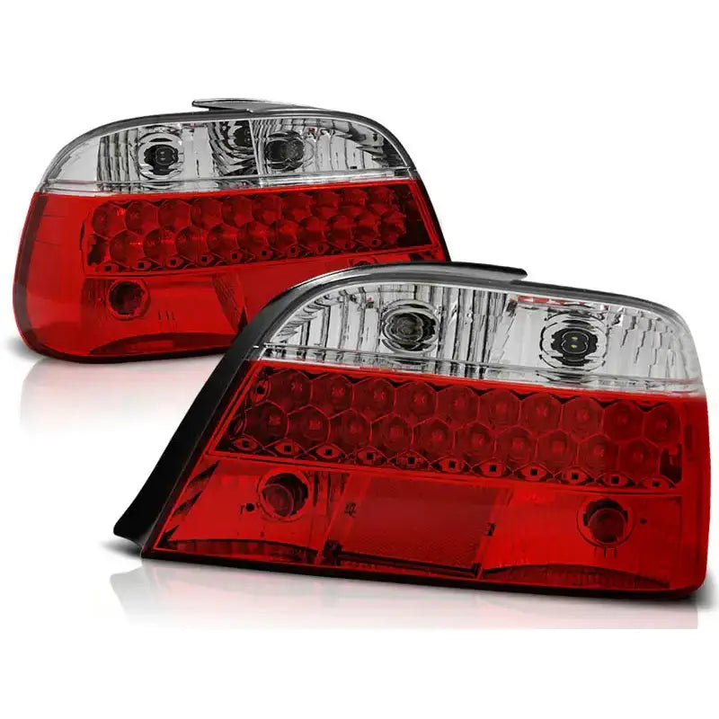 Baklykter Bmw E38 06.94-07.01 Red White Led/bulbs