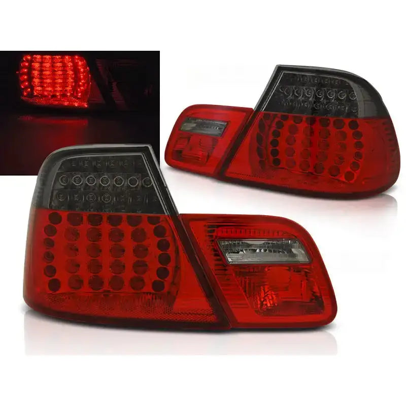 Baklykter Bmw E46 04.03-06 Coupe Red Smoke Led