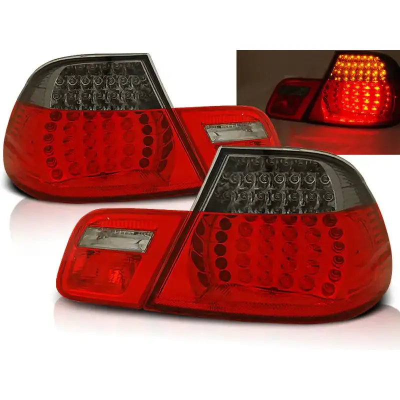 Baklykter Bmw E46 04.99-03.03 Coupe Red Smoke Led - 1