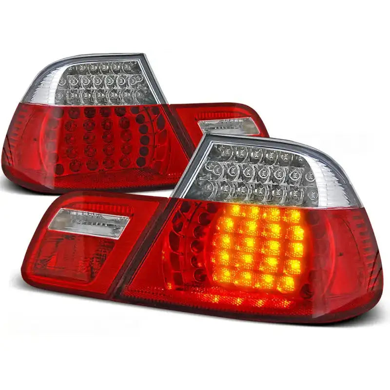 Baklykter Bmw E46 04.99-03.03 Coupe Red White Led - 1