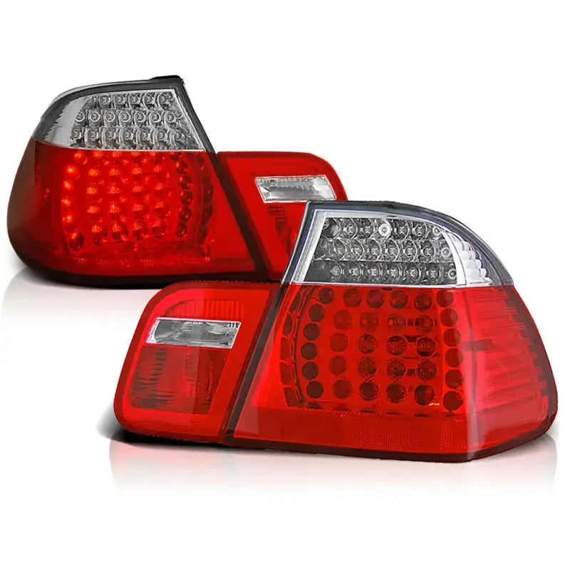 Baklykter Bmw E46 05.98-08.01 Red White Led