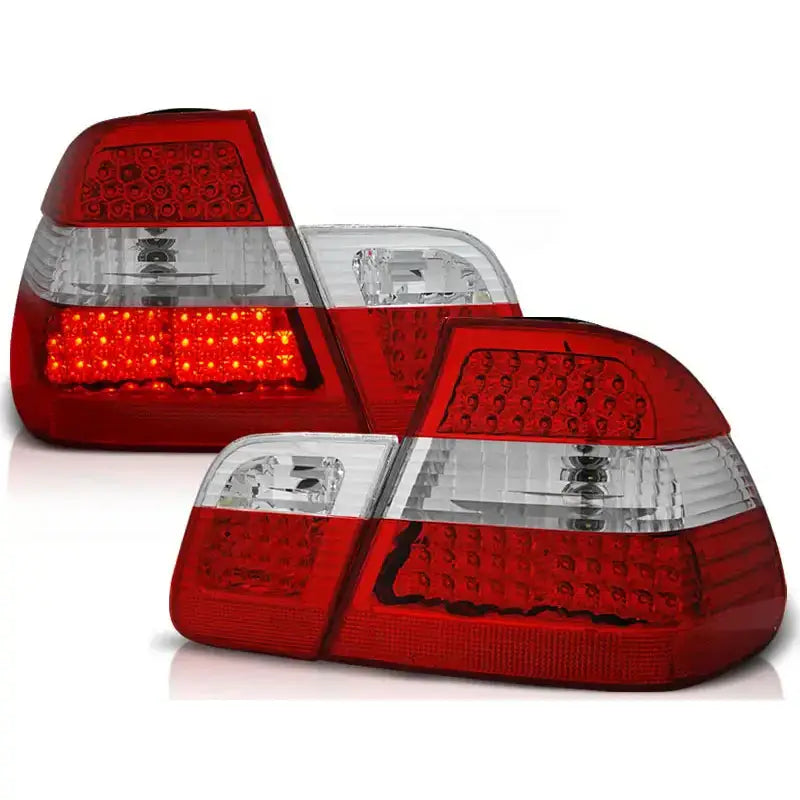 Baklykter Bmw E46 05.98-08.01 Sedan Red White Led - 1