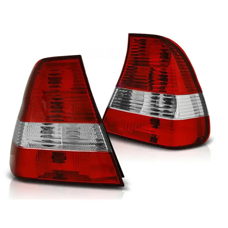 Baklykter Bmw E46 06.01-12.04 Compact Red White - 1