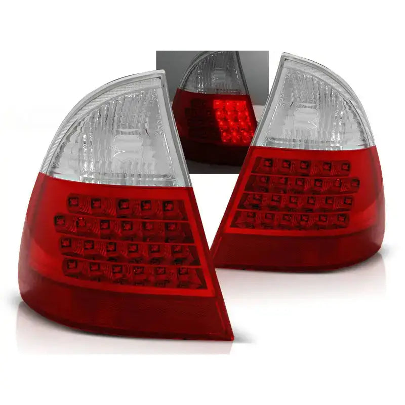 Baklykter Bmw E46 99-05 Red White Led