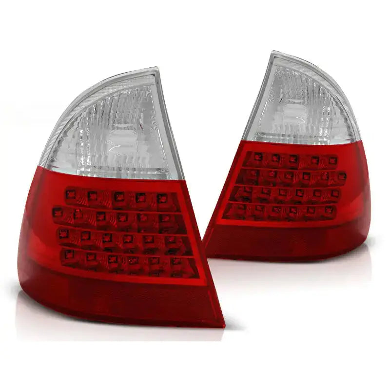 Baklykter Bmw E46 99-05 Red White Led