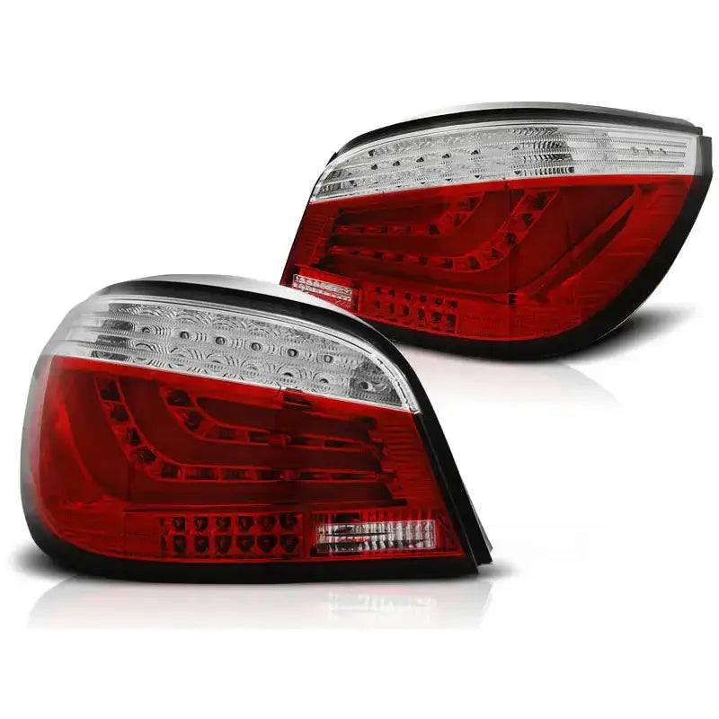 Baklykter Bmw E60 03.07-12.09 Red White Led Bar