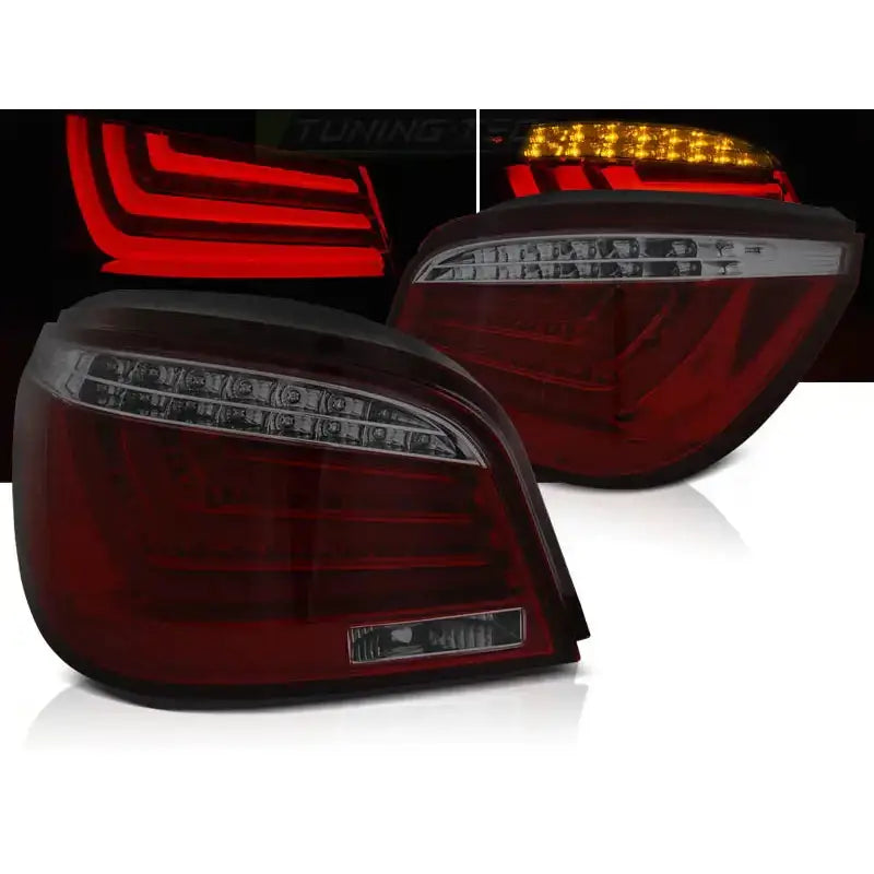 Baklykter Bmw E60 07.03-02.07 Limousine Red Smoke Led Bar