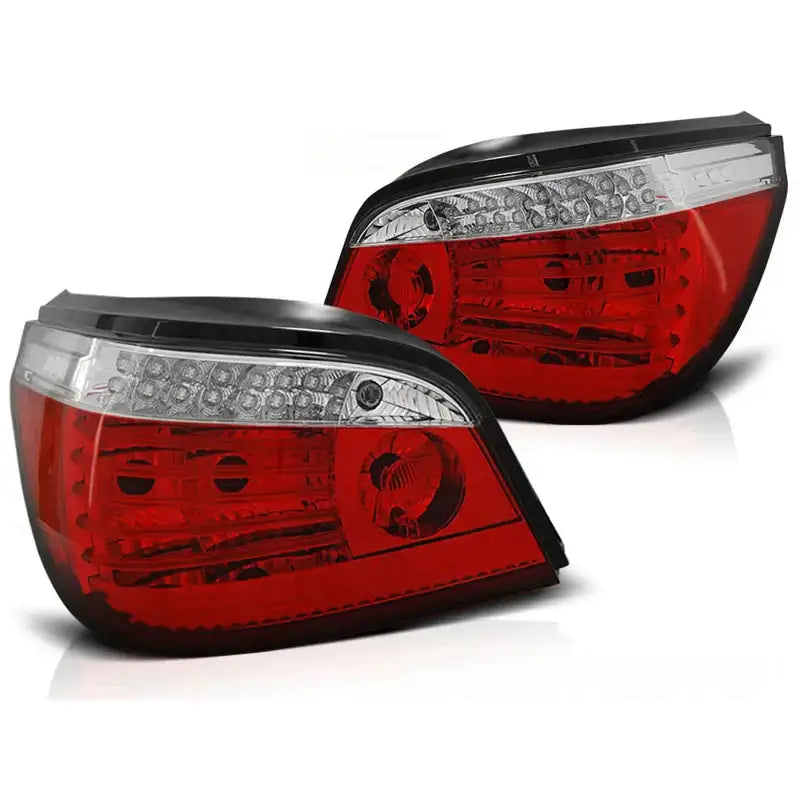 Baklykter Bmw E60 07.03-07 Red White Led Seq