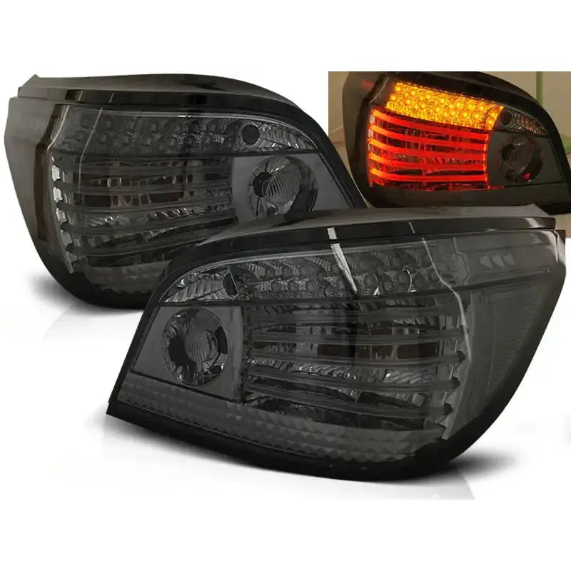 Baklykter Bmw E60 07.03-07 Smoke Led Limousine