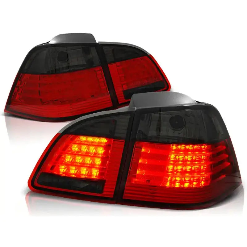 Baklykter Bmw E61 04-03.07 Touring Red Smoke Led - 1