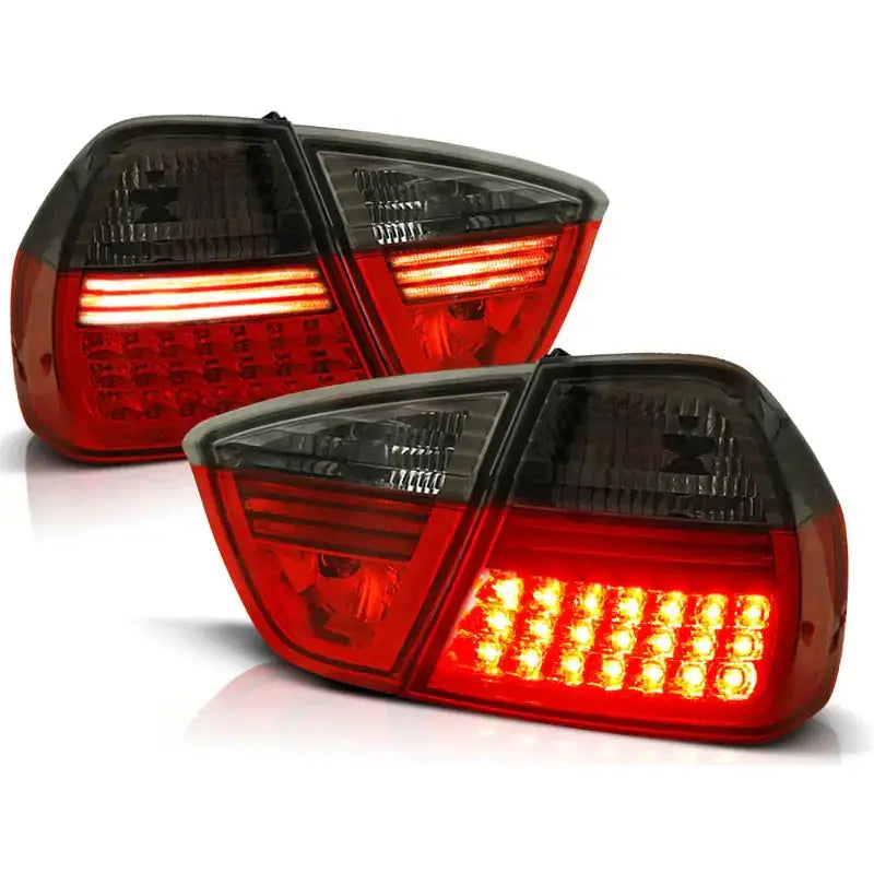 Baklykter Bmw E90 03.05-08.08 Red Smoke Led - 2