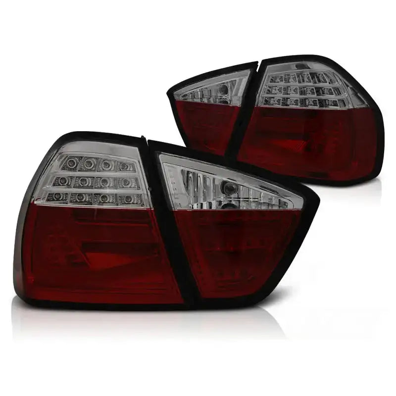 Baklykter Bmw E90 03.05-08.08 Red Smoke Led Bar E90 Limousine