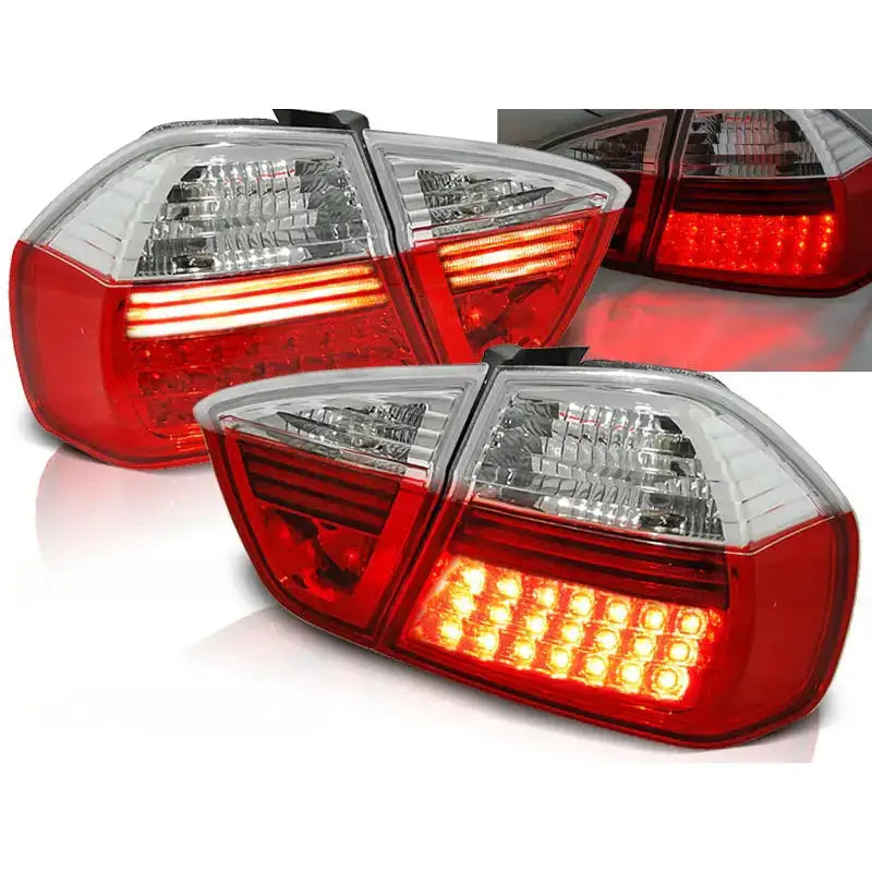 Baklykter Bmw E90 03.05-08.08 Red White Led - 1