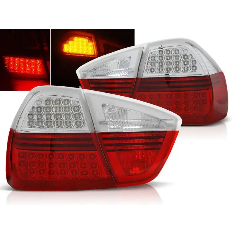 Baklykter Bmw E90 03.05-08.08 Red White Led Indic. - 1