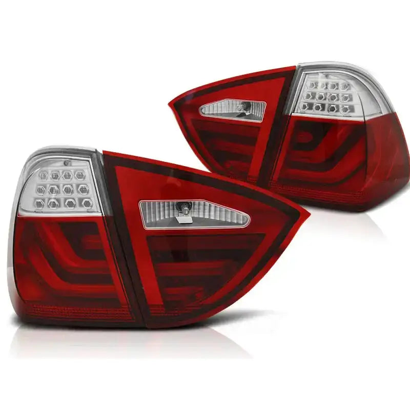 Baklykter Bmw E91 05-08 Red White Led Bar - 1