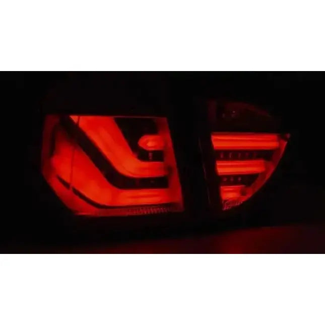 Baklykter Bmw E91 05-08 Red White Led Bar