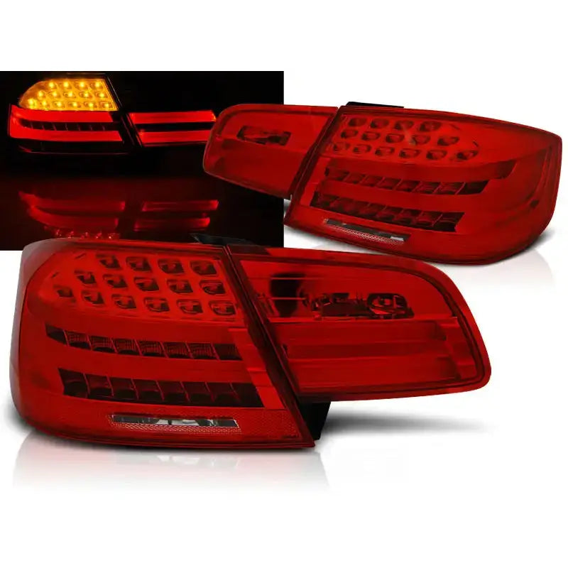 Baklykter Bmw E92 09.06-03.10 Red White Led Bar - 1