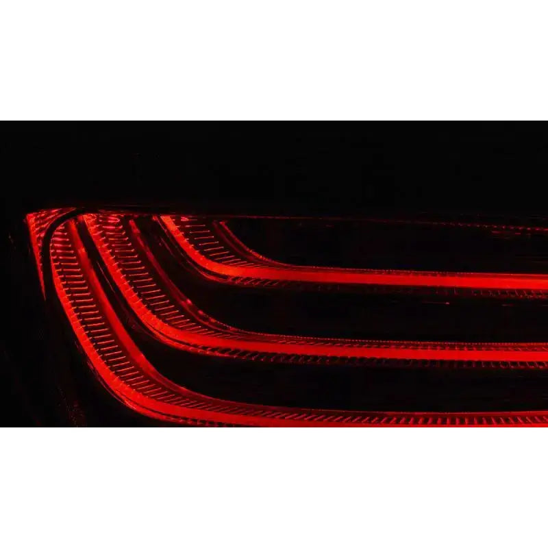 Baklykter Bmw F10 10-07.13 Black Chrome Led Bar Lci Look