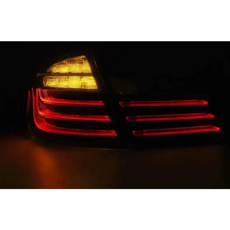 Baklykter Bmw F10 10-07.13 Black Smoke Led Bar Lci Look - 4