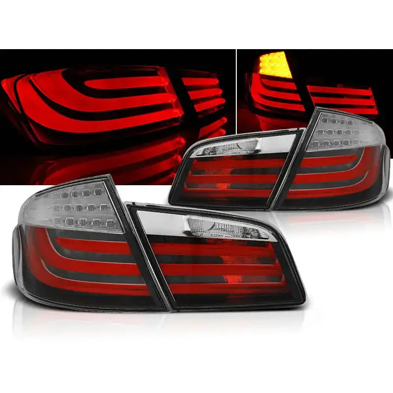 Baklykter Bmw F10 10-07.13 Red White Led Bar - 1