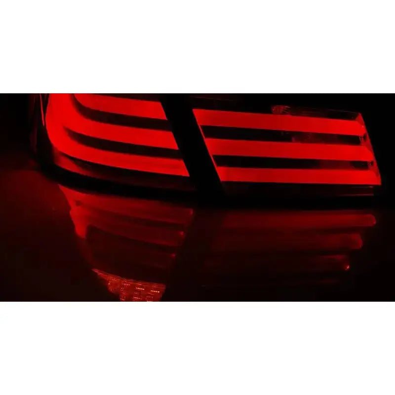 Baklykter Bmw F10 10-07.13 Red White Led Bar - 3