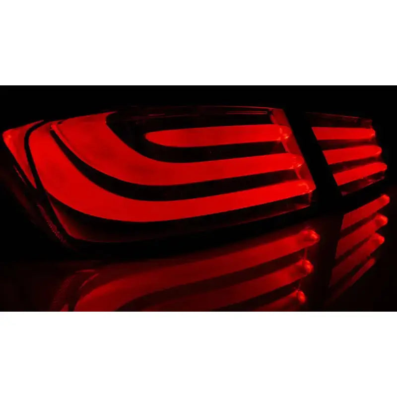 Baklykter Bmw F10 10-07.13 Red White Led Bar