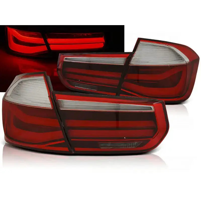 Baklykter Bmw F30 11-15 Red Smoke Led Bar - 1