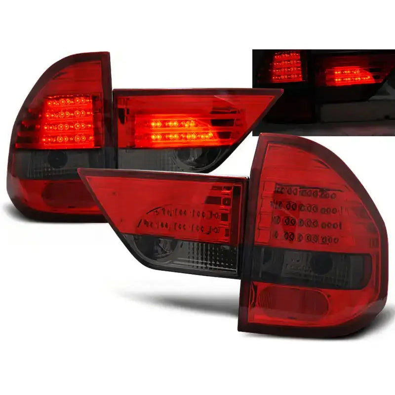 Baklykter Bmw X3 E83 01.04-06 Red Smoke Led - 1