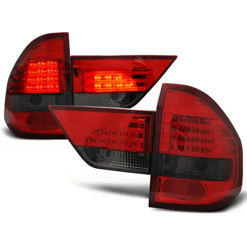 Baklykter Bmw X3 E83 01.04-06 Red Smoke Led