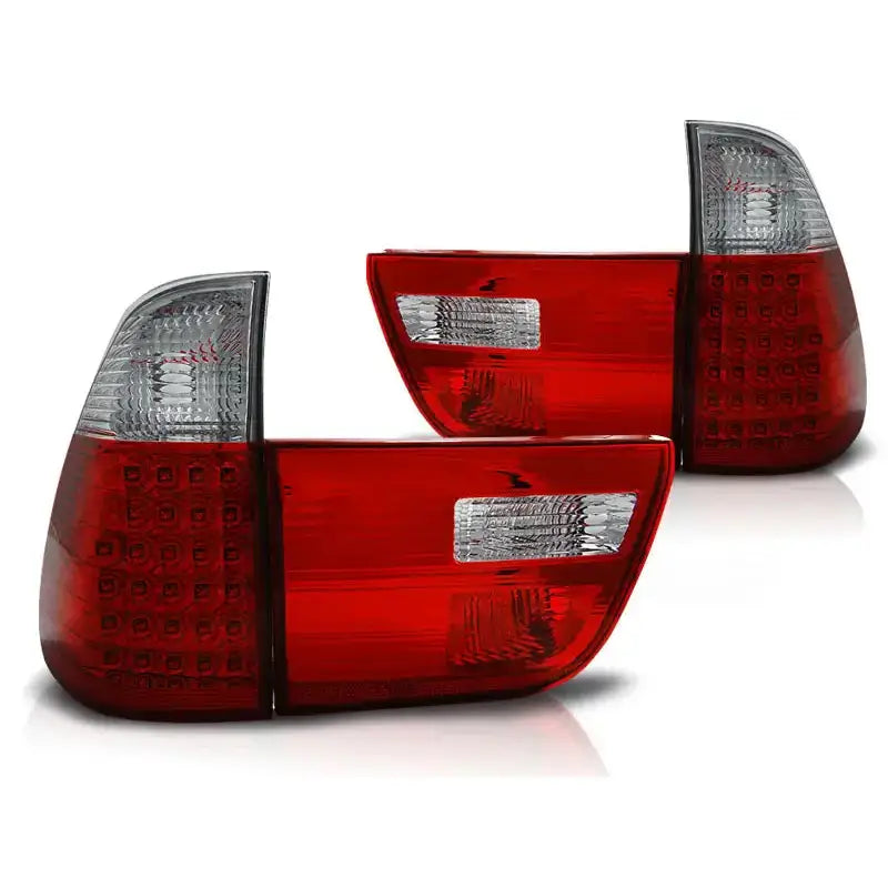 Baklykter Bmw X5 E53 09.99-06 Red White Led