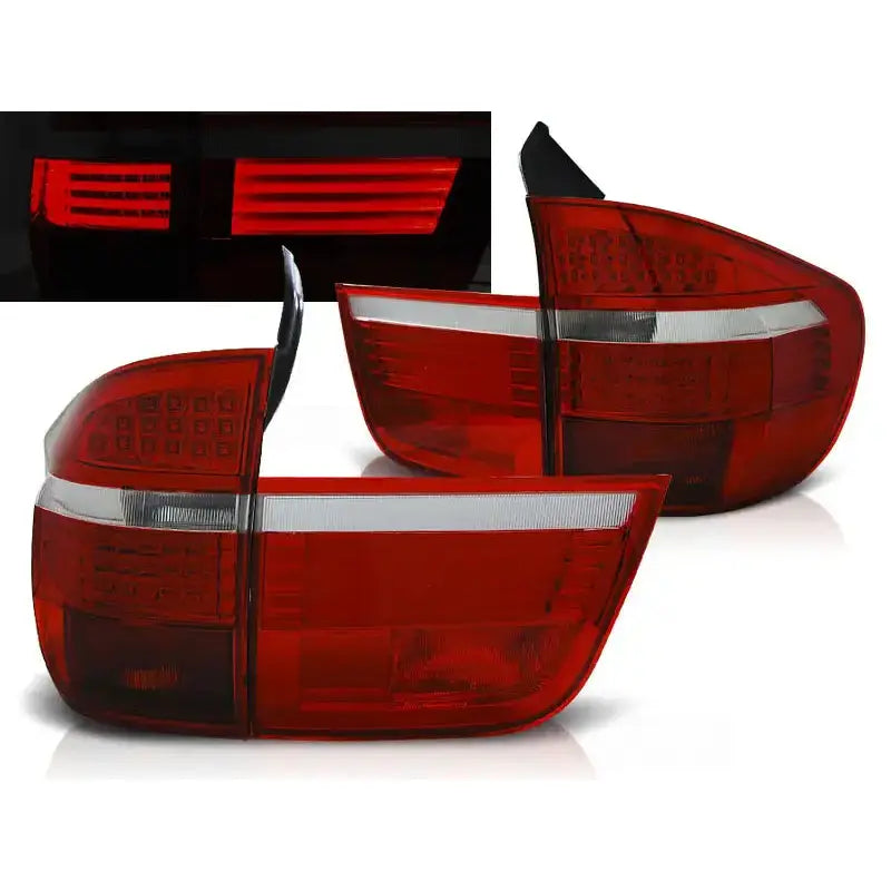 Baklykter Bmw X5 E70 03.07-05.10 Red White Led - 1