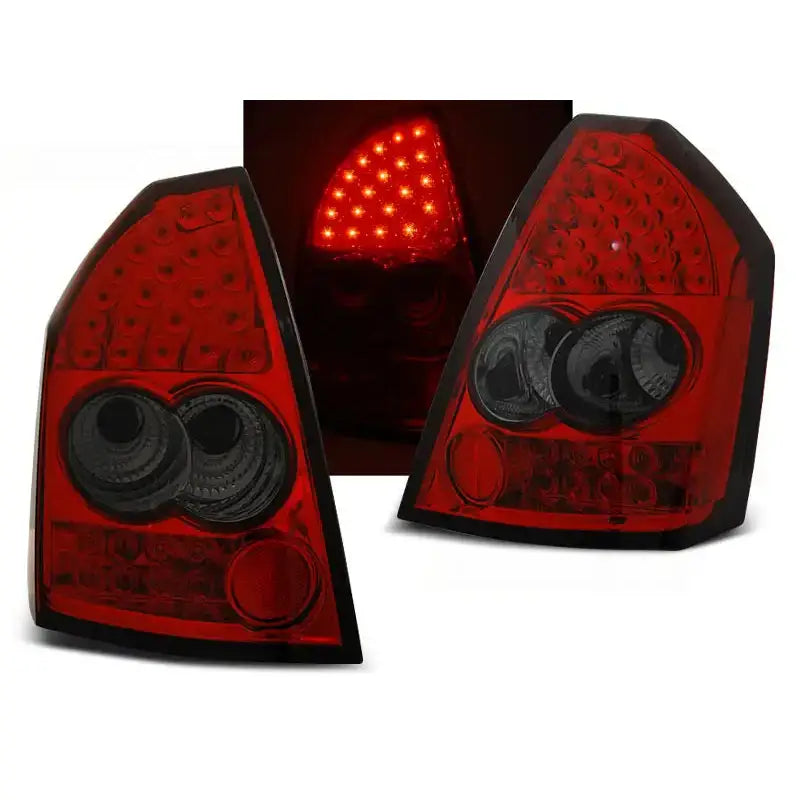 Baklykter Chrysler 300c 05-08 Red Smoke Led