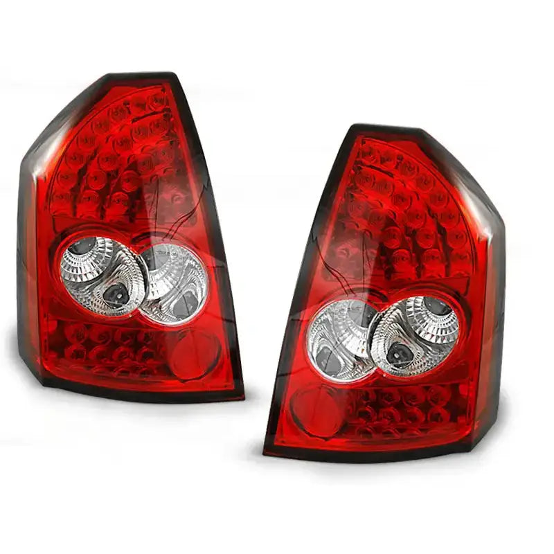 Baklykter Chrysler 300c 05-08 Red White Led