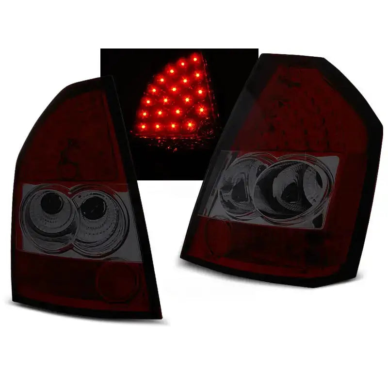 Baklykter Chrysler 300c/300 09-10 Red Smoke Led