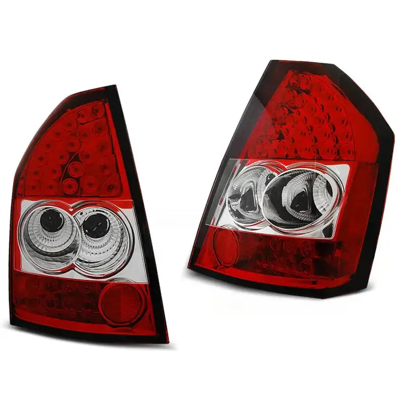 Baklykter Chrysler 300c/300 09-10 Red White Led