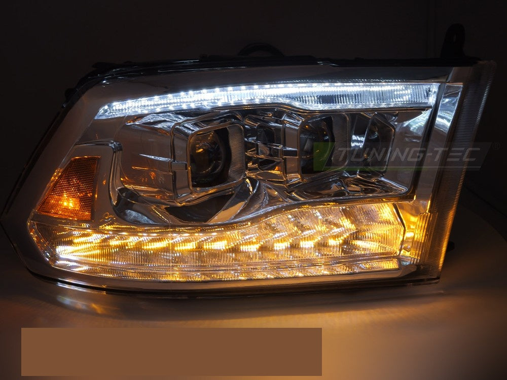 Komplett sett baklykter Dodge Ram double chrome LPDO40 venstre og høyre