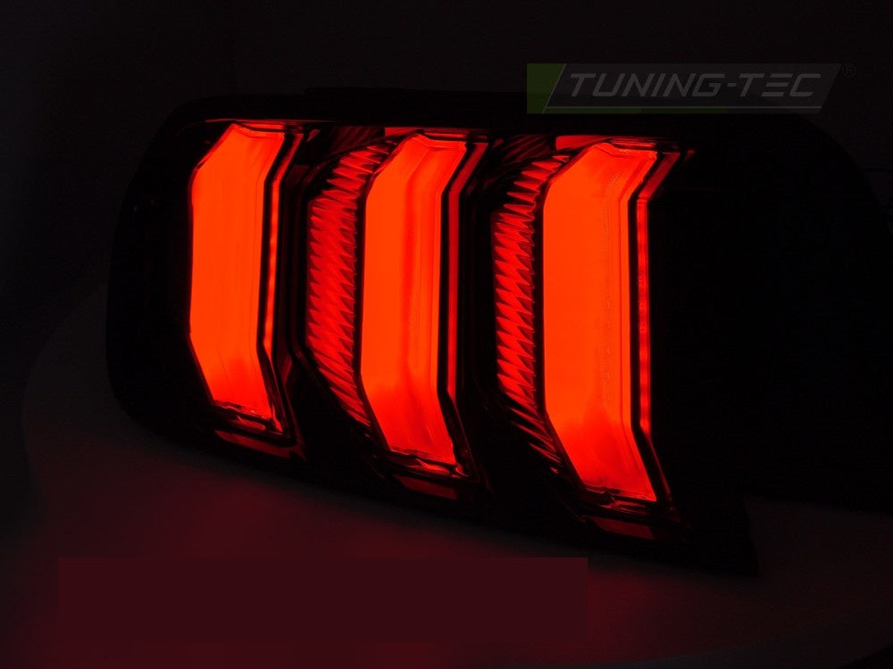 Ford Mustang baklykter LED smoke finish komplett sett LDFO90