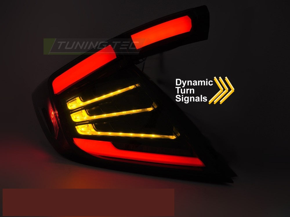 LED baklykter LDHO12 smoke-finish for Honda Civic X detaljbilde av design