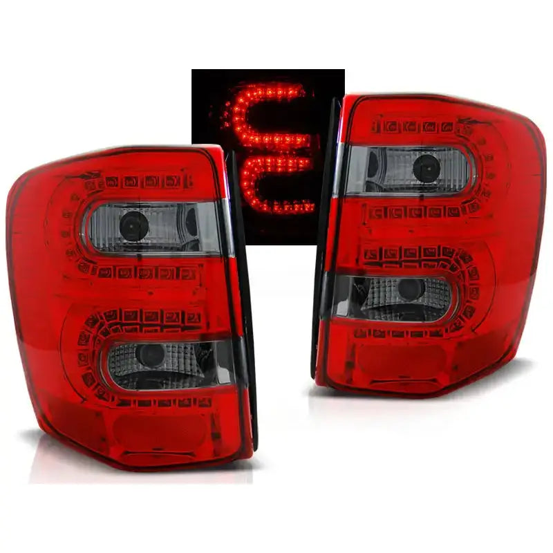 Baklykter Jeep Grand Cherokee 99-05 Red Smoke Led - 1