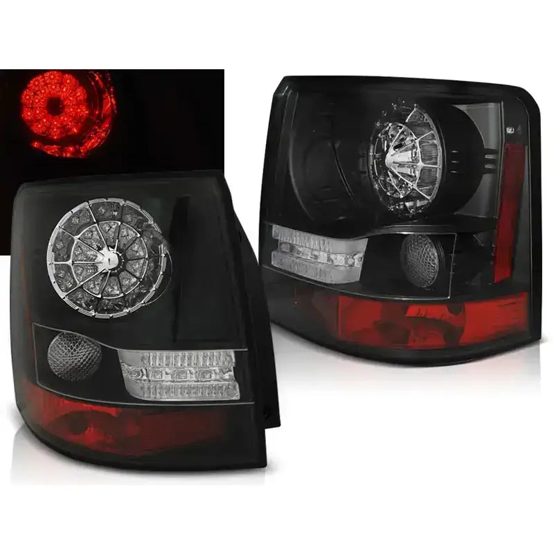 Baklykter Land Rover Range Rover Sport 05-09 Black Led