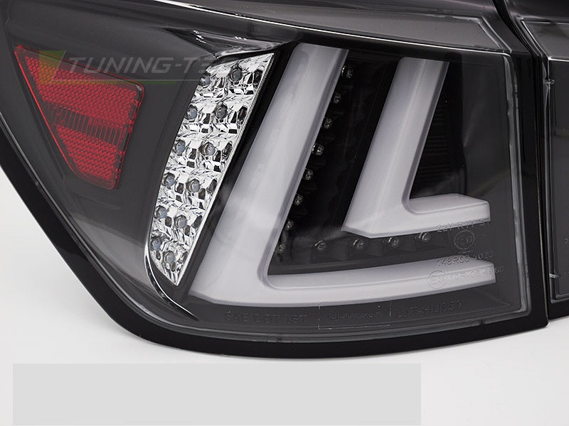 Nærbilde av svarte LED-baklykter for Lexus IS II XE20 2006–2013