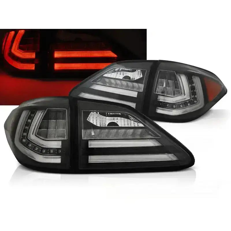 Baklykter Lexus Rx Iii 350 09-12 Black Led Sql