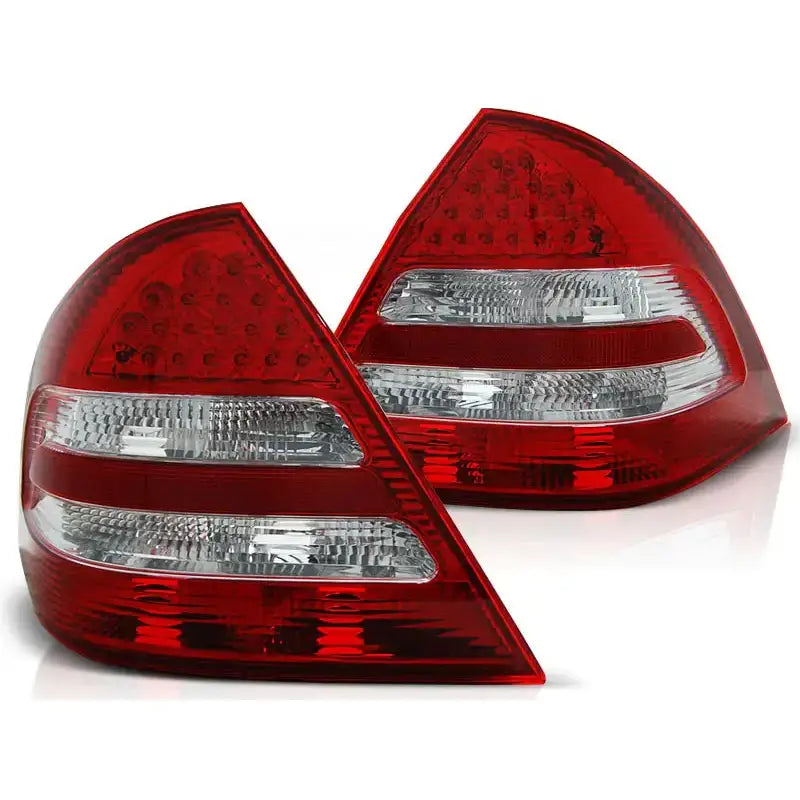 Baklykter Mercedes C-klasse W203 Sedan 04-07 Red White Led - 2