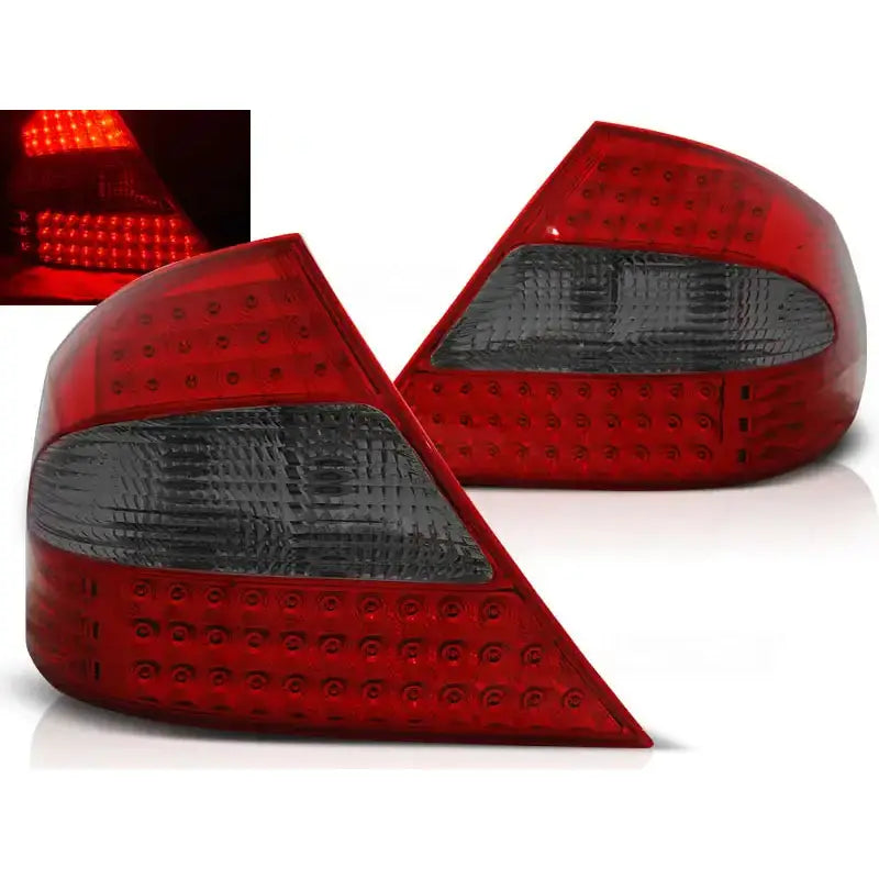 Baklykter Mercedes Clk W209 03-10 Red Smoke Led - 1